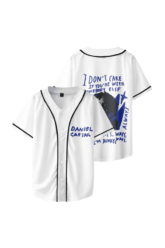 Daniel Caesar Merch Logo Baseball Shirt Unisex T-Shirt Short Sleeve Shirts Casual Top