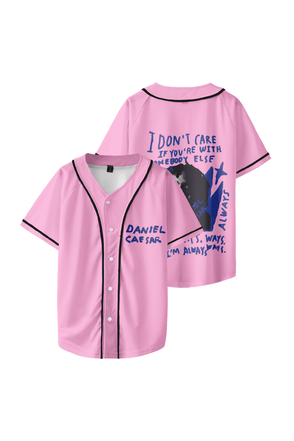 Daniel Caesar Merch Logo Baseball Shirt Unisex T-Shirt Short Sleeve Shirts Casual Top