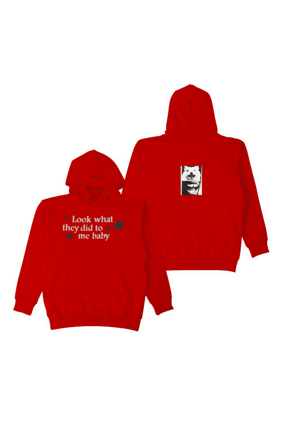 Daniel Caesar Merch Look What They Did to Me Baby Hoodies Long Sleeve Hooded Sweatshirt Rapper Pullover