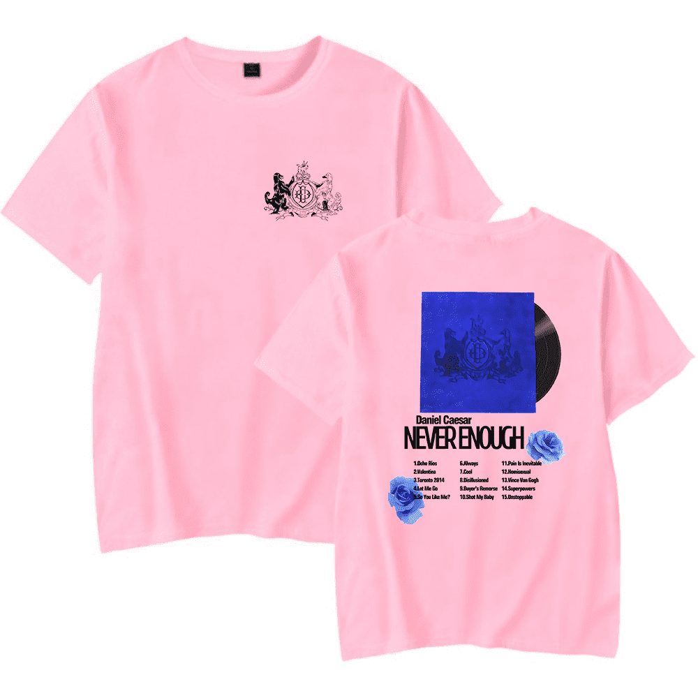 DANIEL CAESAR 水色 Tシャツ Daniel Caesar Merch Men Women T shirt Short Sleeve Classic
