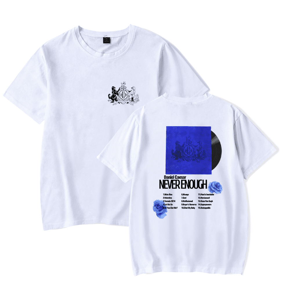 DANIEL CAESAR 水色 Tシャツ Daniel Caesar Merch Men Women T shirt Short Sleeve Classic