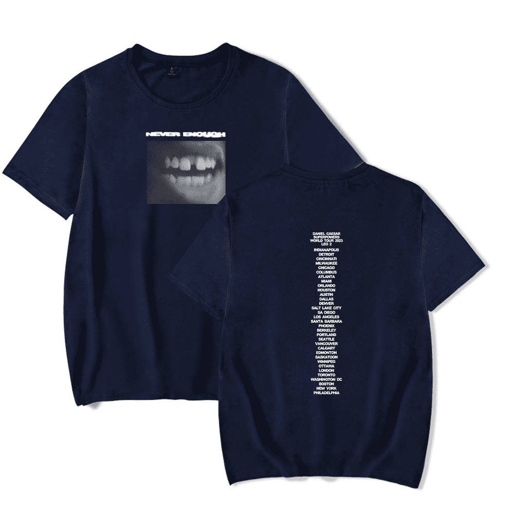 DANIEL CAESAR 水色 Tシャツ Daniel Caesar Design Logo T-Shirt DC167 | Daniel Caesar Store