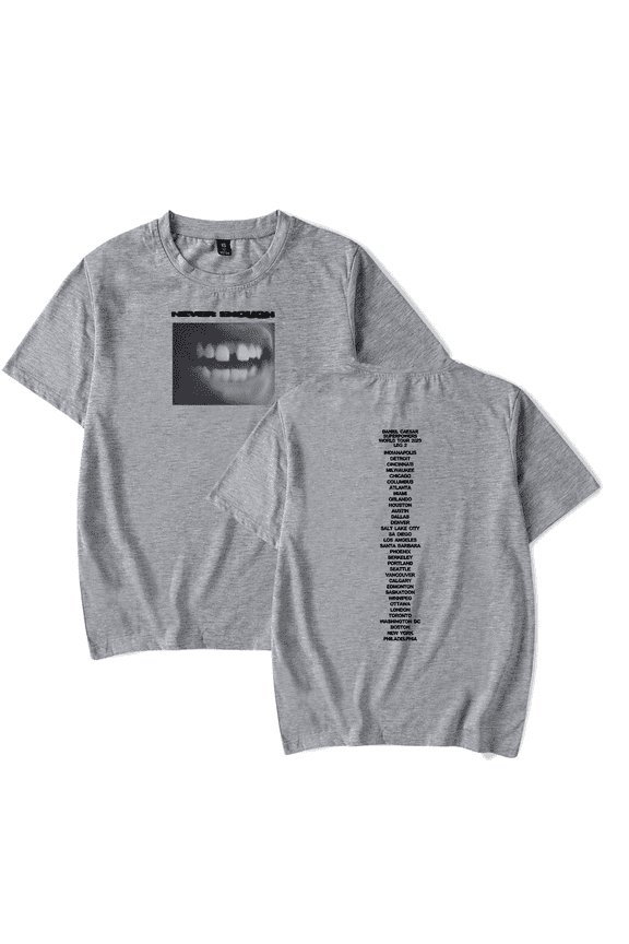 Daniel Caesar Merch Short Sleeve T Shirt Superpowers World Tour Merch Men Women Streetwear Top Tees T-Shirt