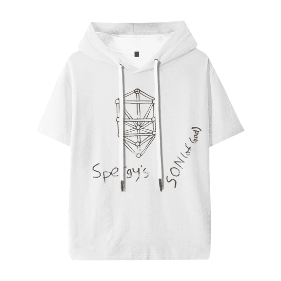 Daniel Caesar Merch Spergy’s Son Hooded T-shirt Unisex Short Sleeve Tee Casual Trendy Tops