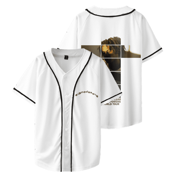 Daniel Caesar Merch Superpowers World Tour Baseball Shirt Unisex T-Shirt Short Sleeve Tee Casual Top