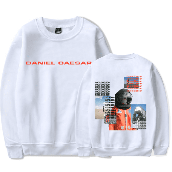 Daniel Caesar Merch Sweatshirt Astronaut Crewneck Men Women Sweatshirts Long Sleeve