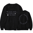thumbnail image 1 of Daniel Caesar Merch Sweatshirt Look What They Did to Me Baby Summer Power Long Sleeve Rapper Crewneck, 1 of 2