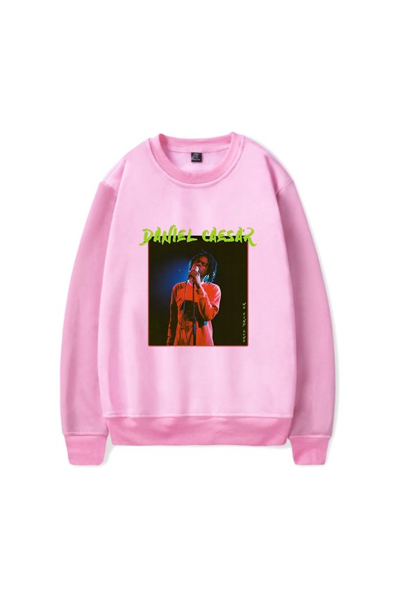 Daniel Caesar Merch Sweatshirt We Find Love Photo Printed Long Sleeves Crewneck Rapper Streetwear Clothes
