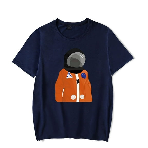 Daniel Caesar Merch T-Shirt Astronaut Printed T Shirts Short Sleeve Top Tee Rapper Streetwear
