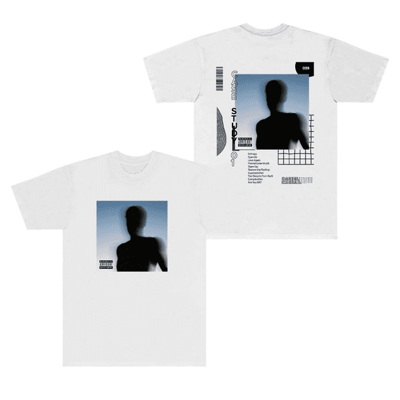 Daniel Caesar Merch T-Shirt CASE STUDY 01 Album Cover T Shirts Short Sleeve Top Tee Rapper Streetwear