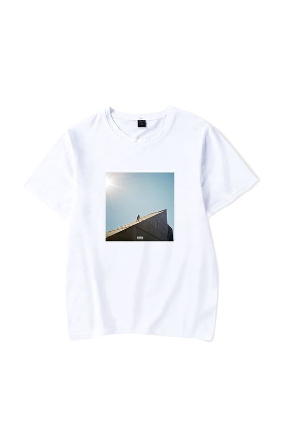 Daniel Caesar Merch T-Shirt Freudian Album Cover T Shirts Short Sleeve Top Tee Rapper Streetwear