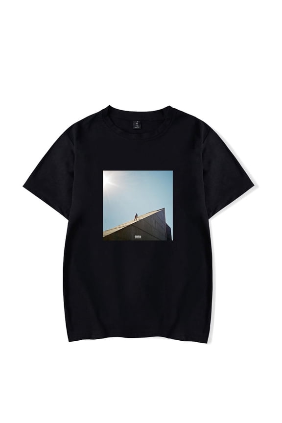 Daniel Caesar Merch T-Shirt Freudian Album Cover T Shirts Short Sleeve Top Tee Rapper Streetwear