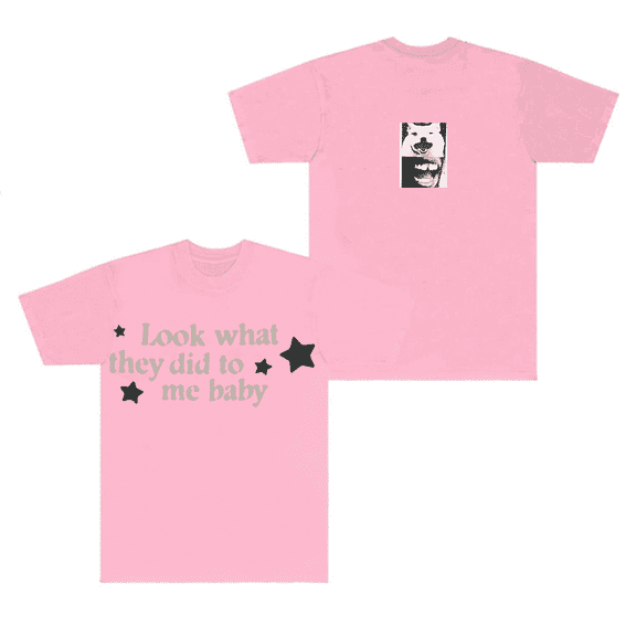 Daniel Caesar Merch T-Shirt Look What They Did to Me Baby 2024 T Shirts Short Sleeve Top Tee Rapper Streetwear