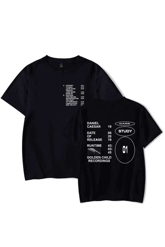Daniel Caesar Merch T shirt Short Sleeve Men Women Top Tee