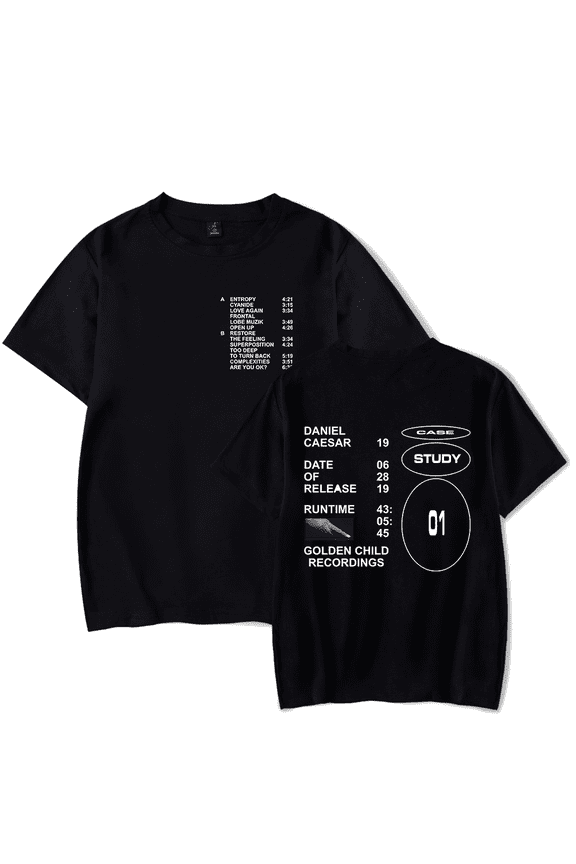 Daniel Caesar Merch T shirt Short Sleeve Men Women Top Tee