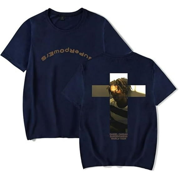 Daniel Caesar Merch T-shirt Summer Fashion Round Neck Short Sleeves Men And Women Hip-hop Wear