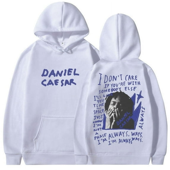 Daniel Caesar Never Enough Always Graphic Print Hoodie print unisex clothing hip-hop fashion long sleeved sweatshirt