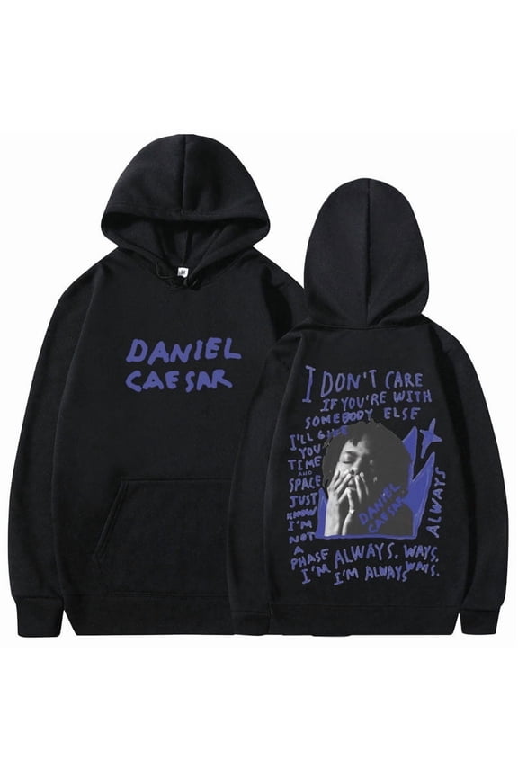 Daniel Caesar Never Enough Always Merch Unisex Cotton-Blend Long Sleeve Hip-Hop Fashion Pullover Hoodie