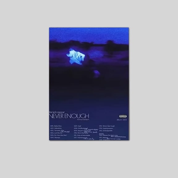 Daniel Caesar Never Enough Poster R&B Soul Music Album Cover Art Print poster size 24''x36'' Goldengate
