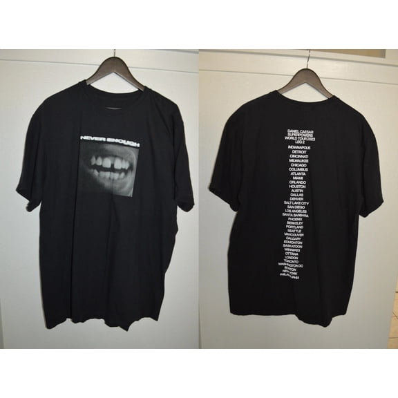 Daniel Caesar Never Enough R&B Soul Music Concert Tour T-Shirt