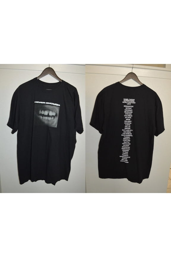 Daniel Caesar Never Enough R&B Soul Music Concert Tour T-Shirt