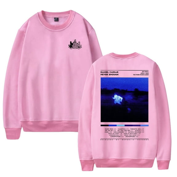 Daniel Caesar Never Enough Sweatshirt Unisex Crewneck Long Sleeve Streetwear Women Men Fashion Clothes