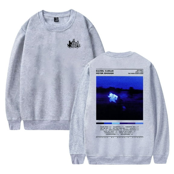 Daniel Caesar Never Enough Sweatshirt Unisex Crewneck Long Sleeve Streetwear Women Men Fashion Clothes
