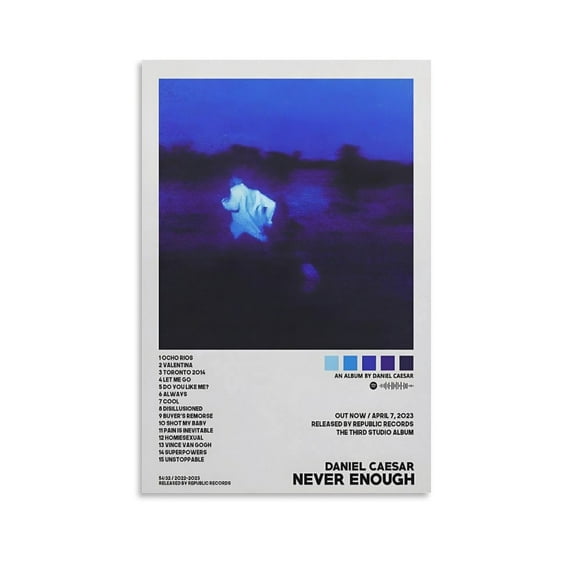 Daniel Caesar Poster (10) Poster Decorative Painting Canvas Wall Art Living Room Posters Bedroom Painting 12x18inch(30x45cm)