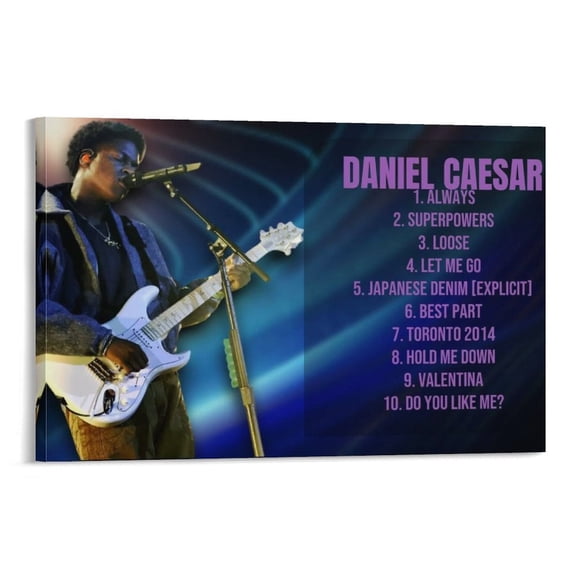Daniel Caesar Poster (14) Poster Decorative Painting Canvas Wall Art Living Room Posters Bedroom Painting 12x18inch(30x45cm)