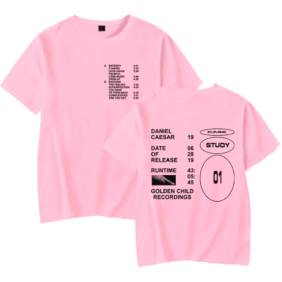 Daniel Caesar Short Sleeved T-shirt Merch Suitable for Both Men and Women