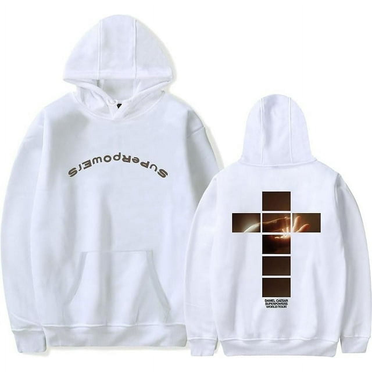 Daniel Caesar Superpowers World Tour Hoodie Casual Sweatshirt Long 