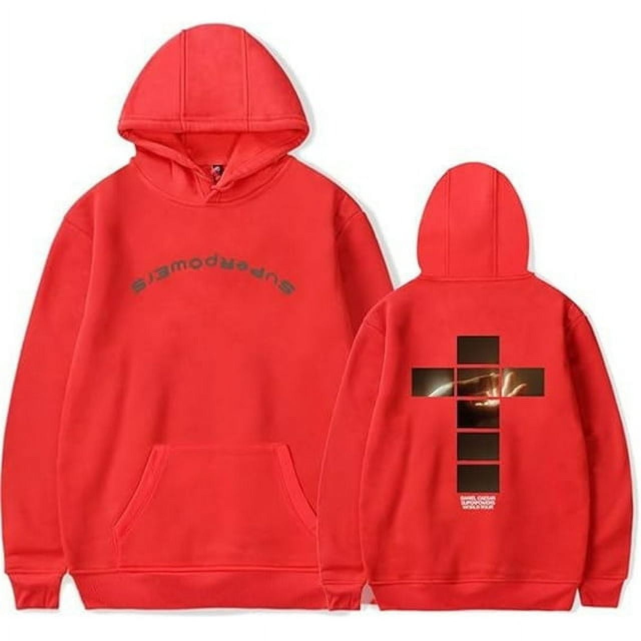 Daniel Caesar Superpowers World Tour Hoodie Casual Sweatshirt Long 