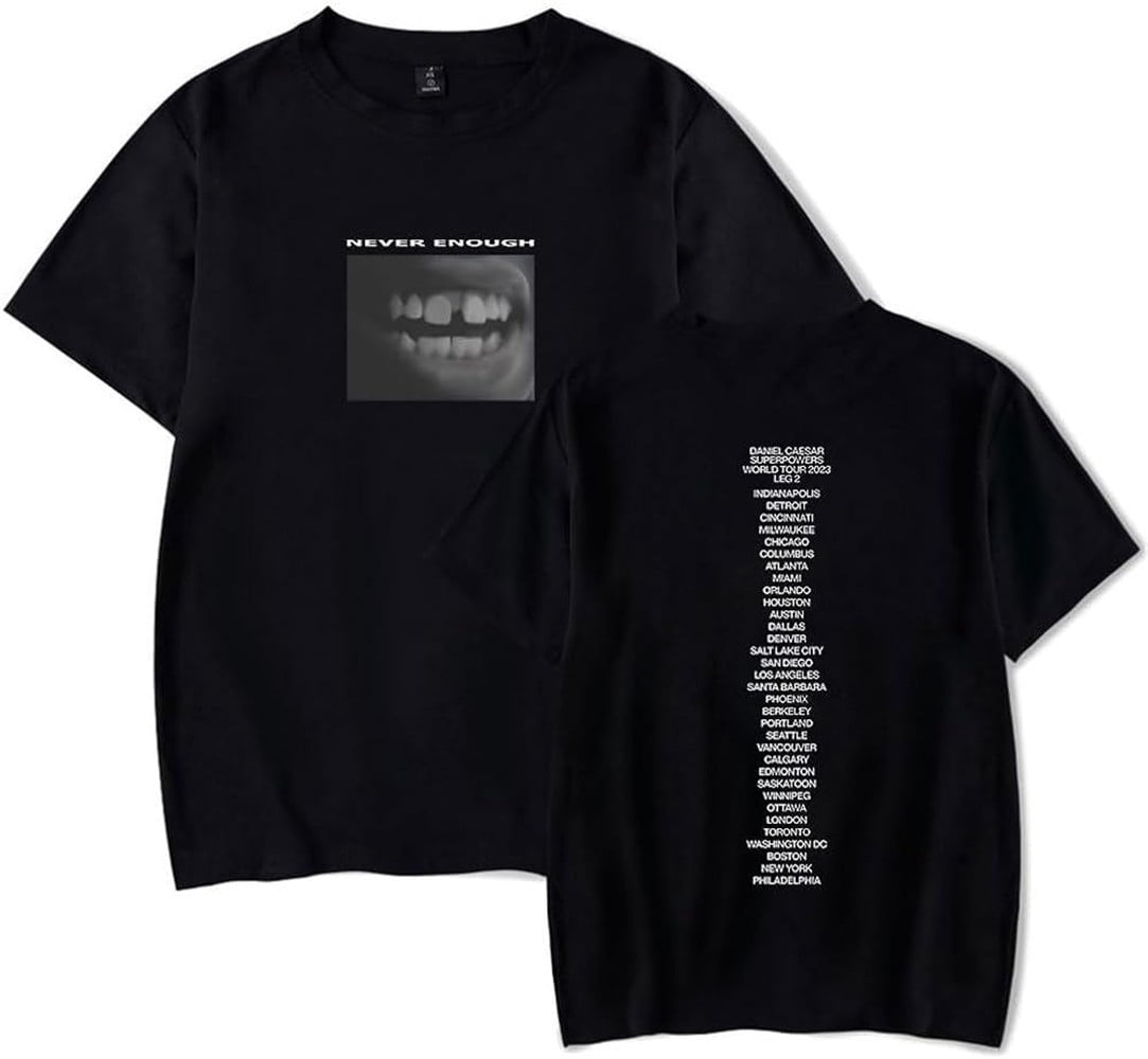 Daniel Caesar Superpowers World Tour T-Shirt Merch Nicaragua | Ubuy