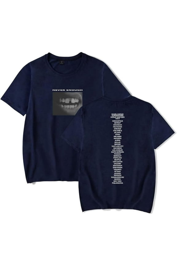 Daniel Caesar Superpowers World Tour T shirt Man/Woman HipHop Style Crewneck
Tee Shirt