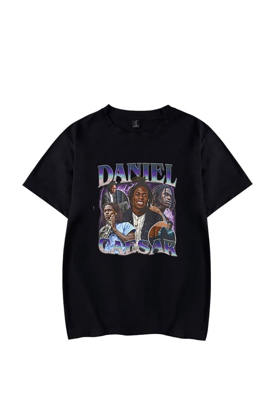 Daniel Caesar T-Shirts Merch Women Clothes Trend Casual Short Sleeve Top