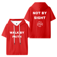 thumbnail image 1 of Daniel Caesar Walk By Faith Hooded T-shirt Women Men Short Sleeve Tee Casual Fashion Tops, 1 of 3