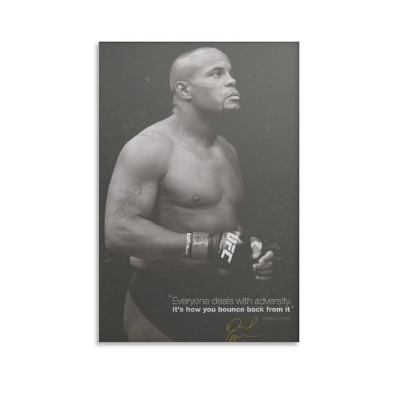 Daniel Cormier Canvas Poster Artworks Picture Print Poster Wall Art Painting Canvas Gift Decor Home Posters Decorative 20x30inch(50x75cm)