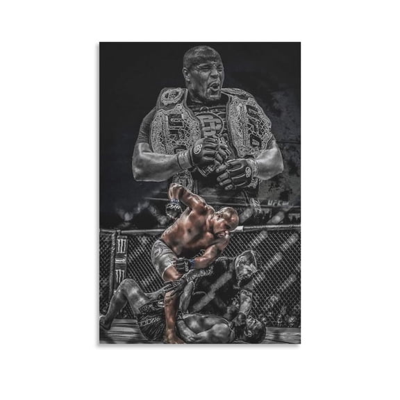 Daniel Cormier Canvas Poster Home Decor Poster Wall Art Hanging Picture Print Bedroom Decorative Painting Posters Room Aesthetic 20x30inch(50x75cm)