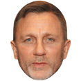 thumbnail image 1 of Daniel Craig (Beard) Flat Cardboard Face, 1 of 5