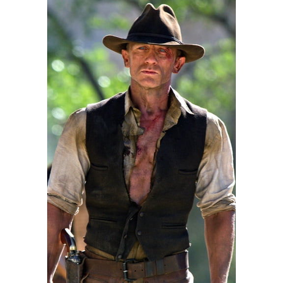 Daniel Craig Hunky Portrait Cowboys and Aliens 24x36 Poster