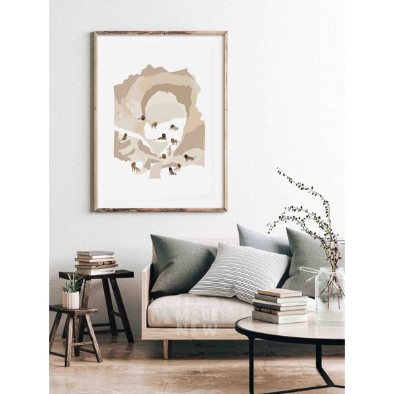 Daniel Den Scripture Faith Wall Art Home Decor Unframed Paper Print