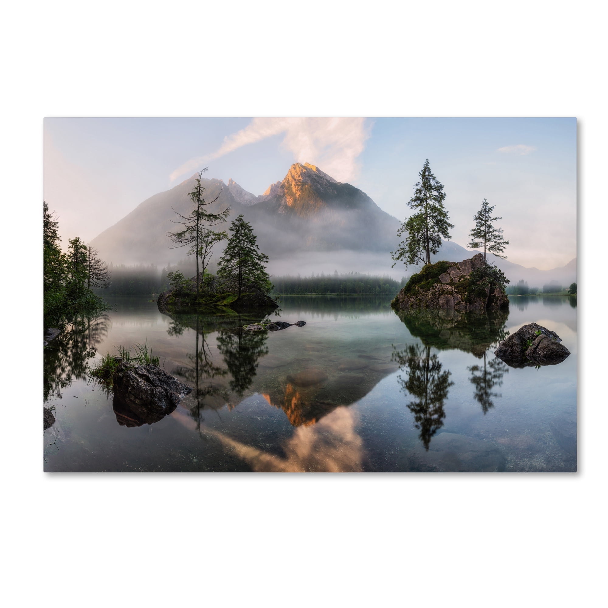 Daniel F 'Natures Awakening' Framed Canvas Art, 27" x 33"
