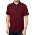 thumbnail image 1 of Daniel Hechter Mens Paris Polo Shirt, Red, Small, 1 of 2