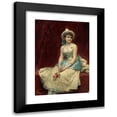 thumbnail image 1 of Daniel Hernández Morillo 11x14 Black Modern Framed Museum Art Print Titled - Pierrette (C. 1878), 1 of 5