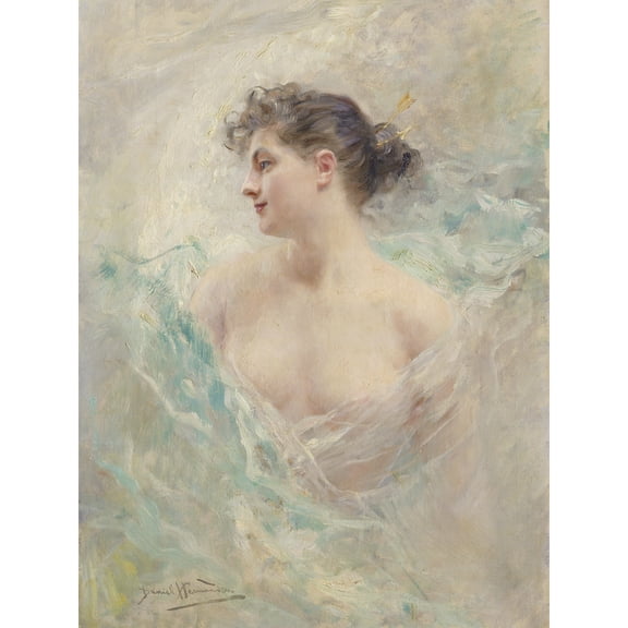 Daniel Hernandez The Model C1900 Painting Extra Large XL Wall Art Poster Print