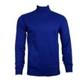 thumbnail image 1 of Daniel K Men's Sweatshirt Turtle Neck Long Sleeve Casual Pullover Sweatshirt, Blue, L, 1 of 4