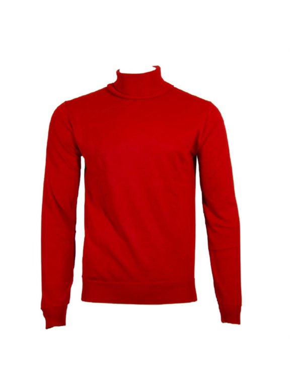 Men's Sweatshirt Turtle Neck Long Sleeve Casual Pullover Sweatshirt