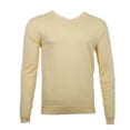thumbnail image 1 of Daniel K Men's Sweatshirt V-Neck Long Sleeve Pullover Knit Rib Cuff Sweatshirt, Yellow, M, 1 of 8