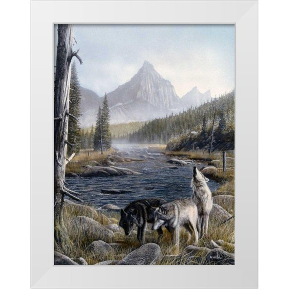 Daniel, Kevin 12x14 White Modern Wood Framed Museum Art Print Titled - Vantage Point II
