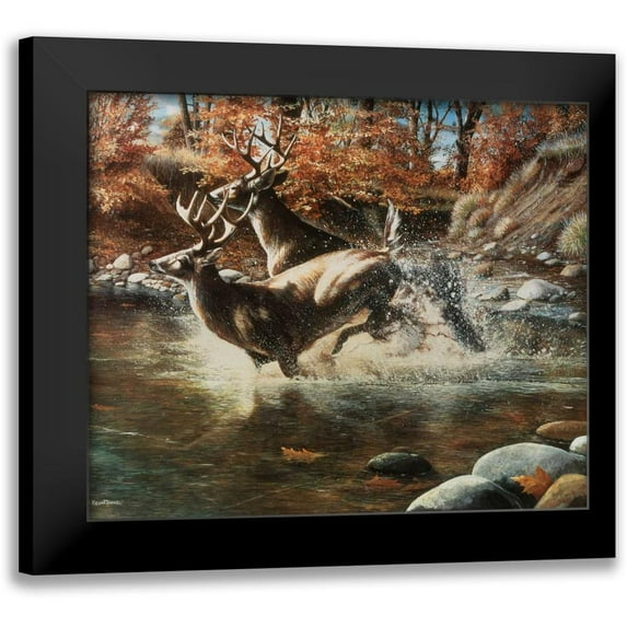 Daniel, Kevin 14x12 Black Modern Framed Museum Art Print Titled - On the Run